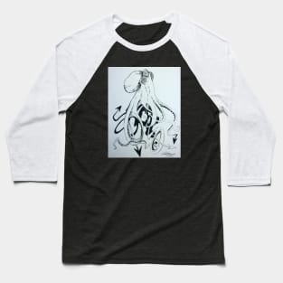 3rd Eye Octopus Baseball T-Shirt